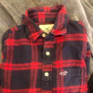Kids bundle. Hollister Plaid Shirt, h and m plaid shirt, Nike dri fit.